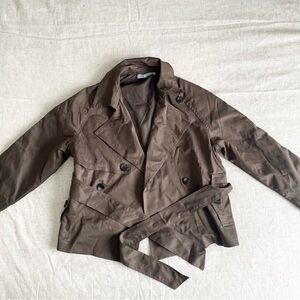 Zara Brown Women's Jacket trench